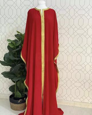 Stilvolles Abaya Kaftan Islamisches Farasha Handarbeit Kleid Marokkanisch Lang Dubai