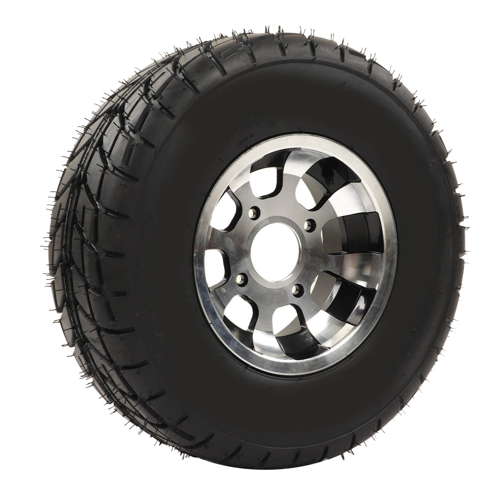 21x7‑10 Tire with Hub Heavy Duty Integrated Mounting Tire Wheels for ATV UTV Go Kart Farm Vehicle Lawn Mower