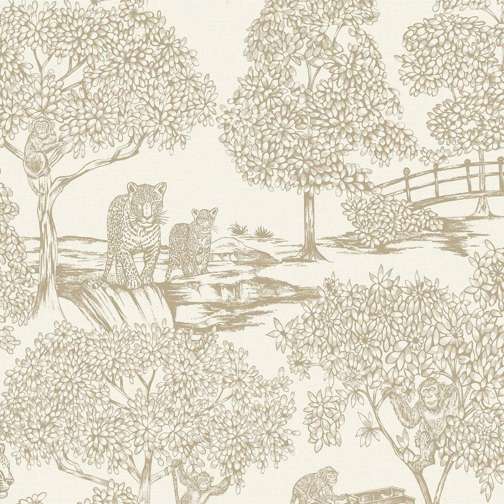 Holden Décor Eastern Horizons Zoo Lake Wallpaper