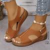 New Non-slip Wearable Women's Open-toe Sandals -Not Tired Feet Design Cushioning Fashionable Versatile Soft and Comfortable Arch Support