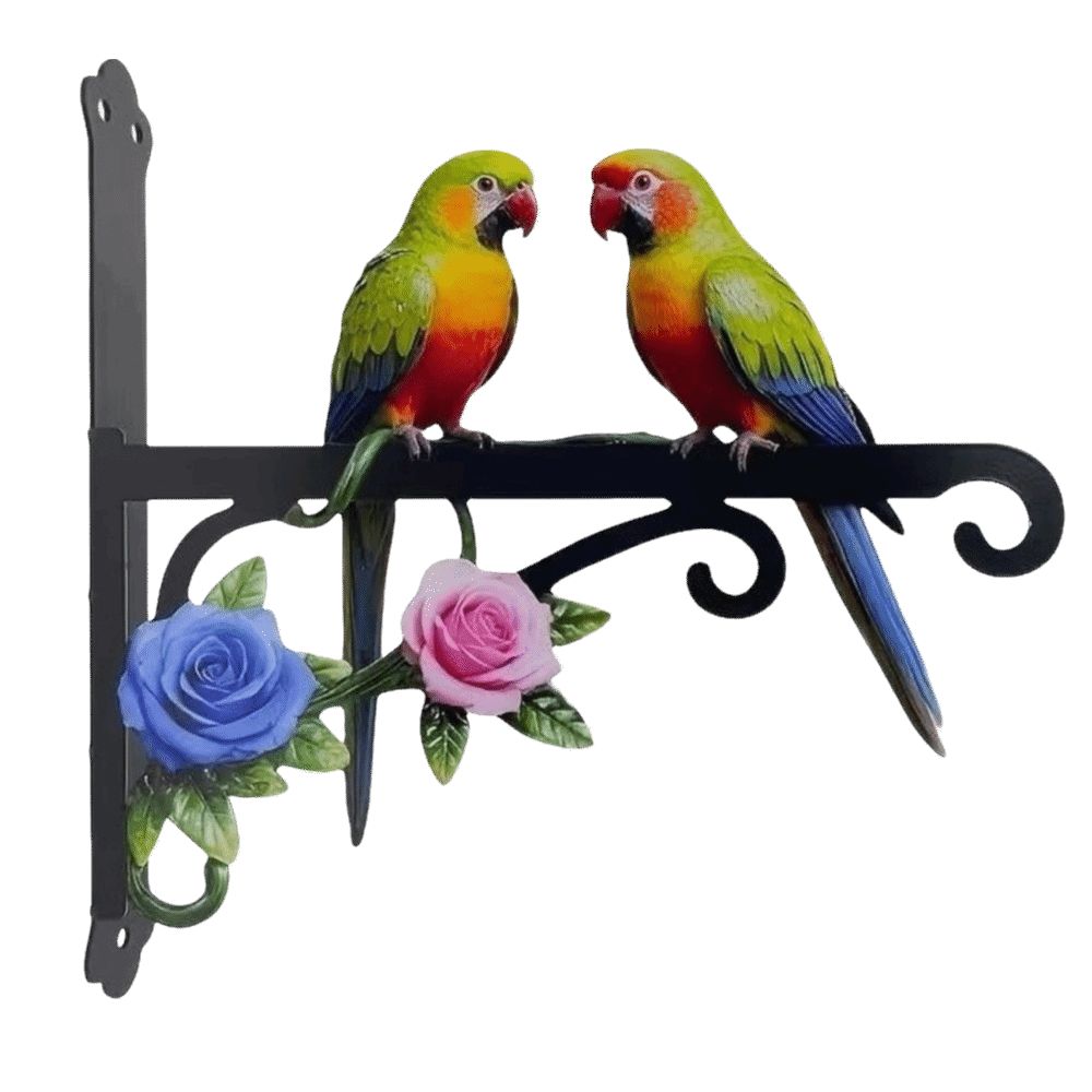 Outdoor Indoor Wall-mounted Hanger Colorful Wall Hook Beautiful Metal Decorative Rack Courtyard