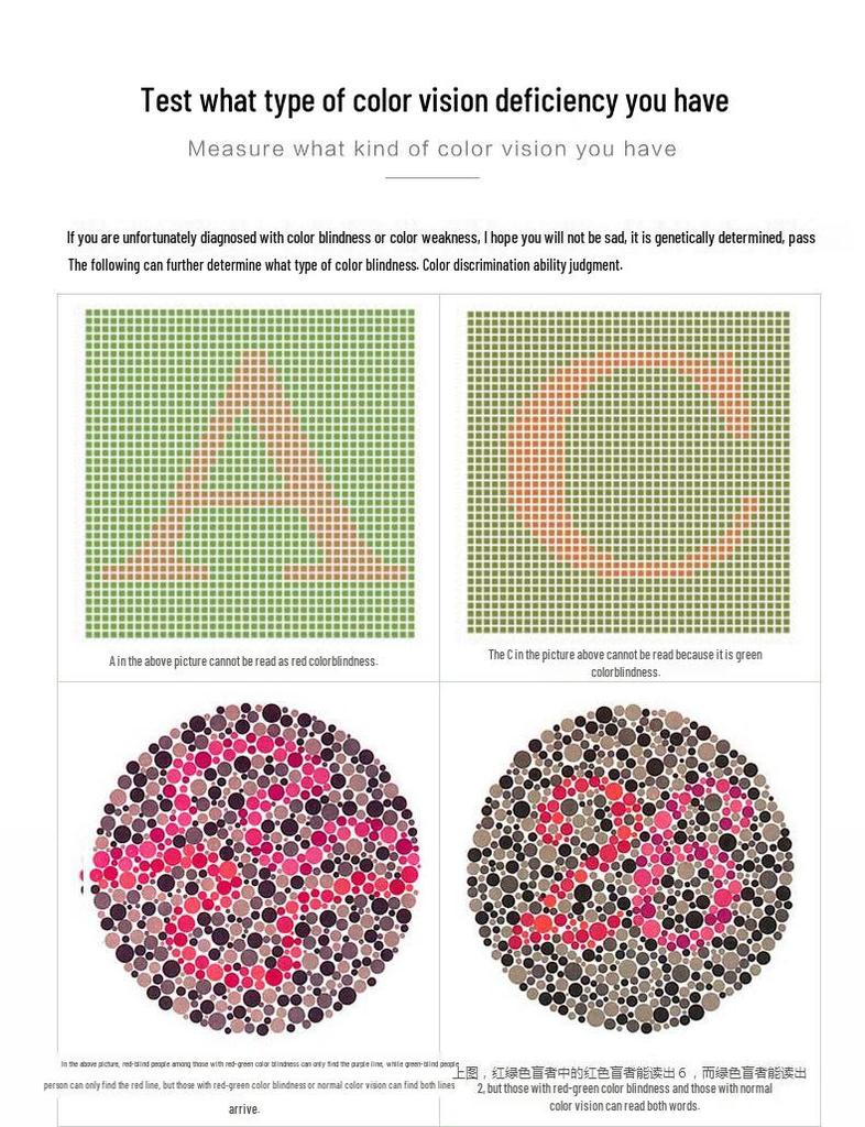 Unisexowe okulary korygujące ślepotę barw dla słabości czerwono-zielonej z pełnoklatkową konstrukcją dla poprawy rozpoznawania kolorów i czytania obrazów