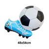 3D Standing Soccer Trophy Foil Balloon for Kids Football Soccer Theme Birthday Party Baby Shower Decoration Sport Party Supplies