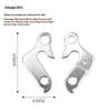 Universal Rear Derailleur Hanger 1PC Durable Anti-Rust Bike Tail Hook for Road Mountain Bicycle Cycling Enthusiasts