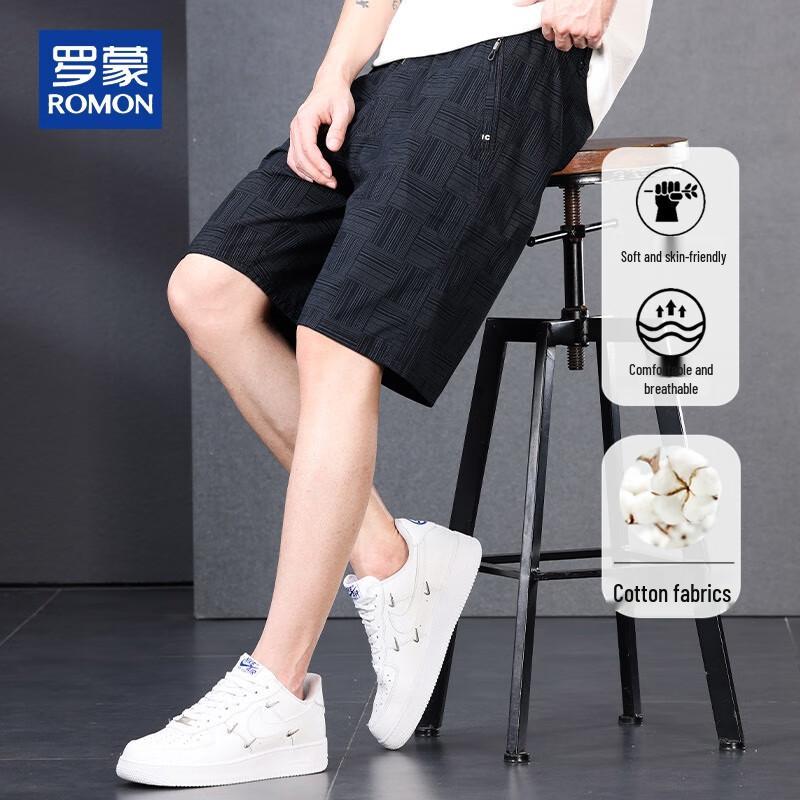 Romon Men s Xinjiang Cotton Casual Workwear Shorts XL