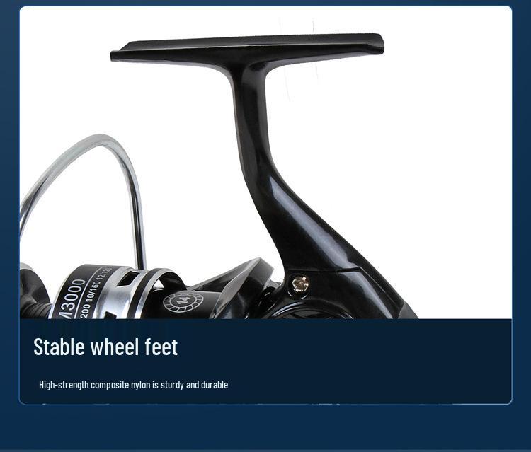 Universal Metal Spinning Fishing Reel with Long Cast and Lure Fishing Features