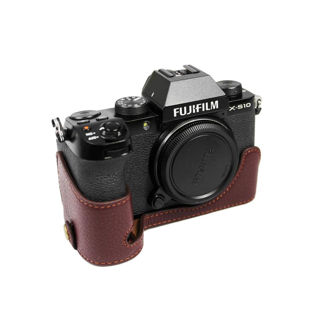 Kinokoo FUJIFILM Digital Camera XS10 Case, XS10 Body Case, XS10 Camera Case, Genuine Leather B (Coffee)