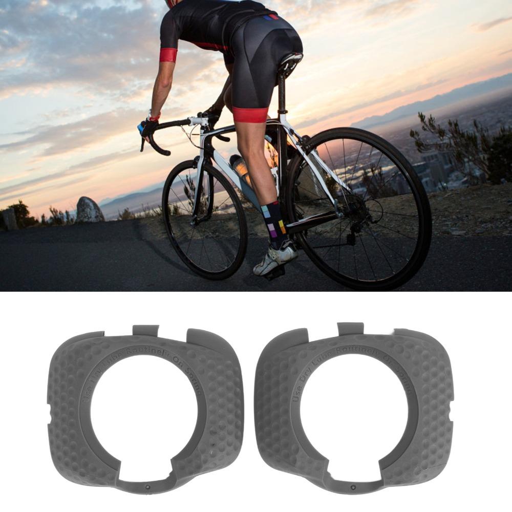 1 Pair Gray Bike Pedal Cleat Cover Rubber Bike Pedal Cover for SpeedPlay Zero Aero Road Bike
