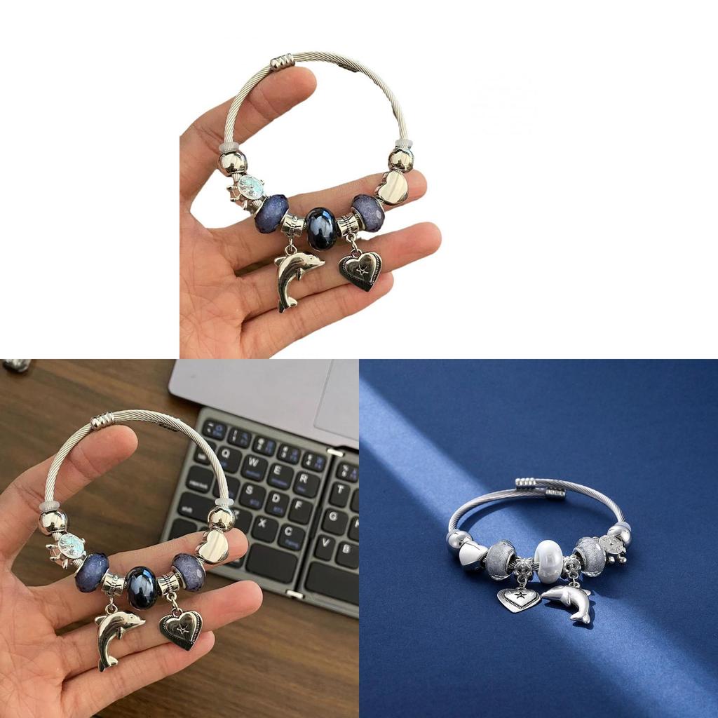 Animal Theme Stainless Steel Hand Chain With Electroplated Coating For Summer Casual Wear