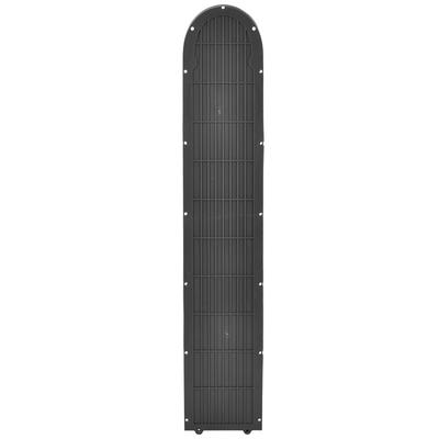 Tampa de bateria de plástico preta com fundo antiderrapante para scooter elétrica Xiaomi M365