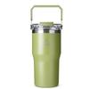 CARRY BOTTLE Dual Flow Top Handle Straw Tumbler 630ml Vacuum Stainless 2-in-1 Bottle Stainless Tumbler