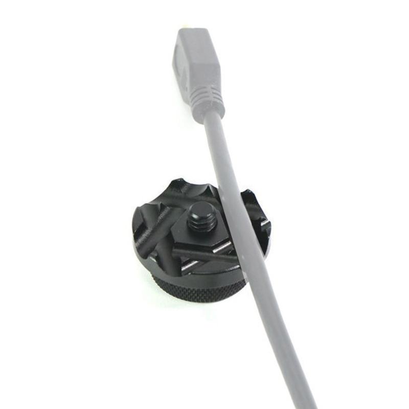 Metal Camera Wire Clip Aluminum Alloy Camera Cable Clamp Easy to Use Cable Organiser Holder for Photographers