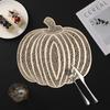 WTEMPO 2PCS Pumpkin Shaped Home Heat-resistant Tableware Pads Creative Waterproof Anti-hot Insulation Mats Anti-fouling Easy Cleaning Table Mats