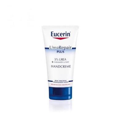 Hand Cream - Eucerin - Urearepair Plus 5 Urea - 2x75ml - Fragrance-free - Dry Skin