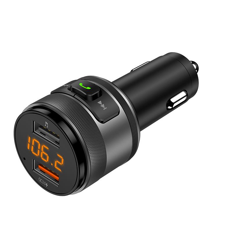 Buy C57 Bluetooth 5.0 FM Transmitter for Car, 3.0 Wireless Bluetooth FM Radio Adapter Music