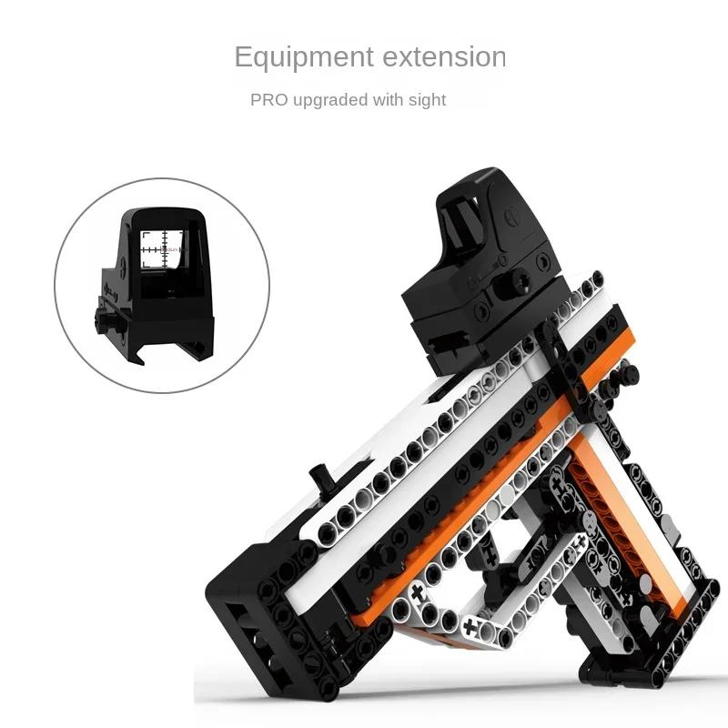 Type 92 Model Building Blocks Launchable Military Army Weapon Toy Fire Burst Weapon Brick Shootable Gun Bricks Children Gifts
