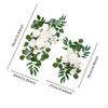 2 Pieces Floral Swag for Wedding Arch with Artificial Flowers