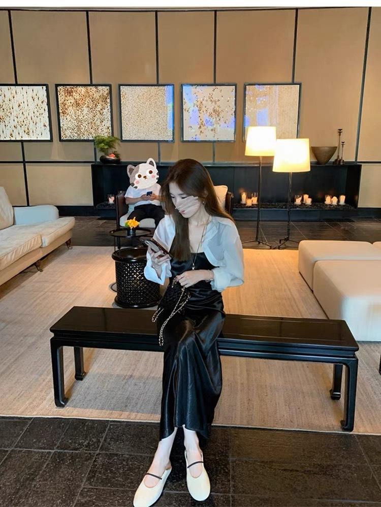 Schafsleder-Version~ Sommer neue Leder Mary Jane weichgesichtig Absatz einzelne Schuhe Damen flache lässige Ein-Pedal-Faulschuhe