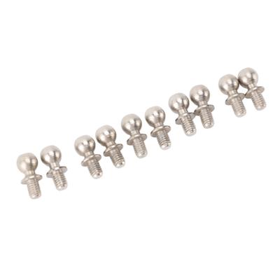 10pcs Ball Head Screw Replacement Ball Head Screw Fastener for WLtoys 144001 144002 144010 124010 124008 124007 RC Car