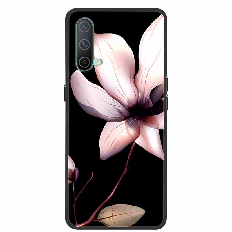 3D Phone Case For OnePlus Nord CE5 CE CE2 CE3 CE4 Relief Emboss Flower Cover for OnePlus Nord CE 2 3 4 5 Silicone Soft Protector