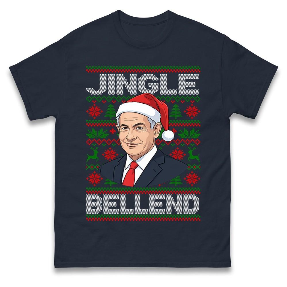 Netanyahu Christmas T Shirt Ugly Rude Xmas Tee Top Xmas Festive Gift Top