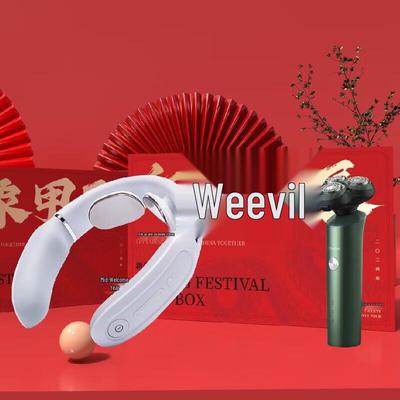 K3 Neck Massager & FX100G Shaver Gift Set CN Plug (adapter Included)