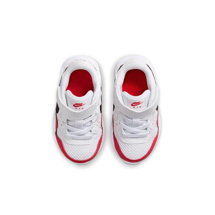 Nike Air Max SC TD White University Red Baby Sneakers Black CZ5361-106