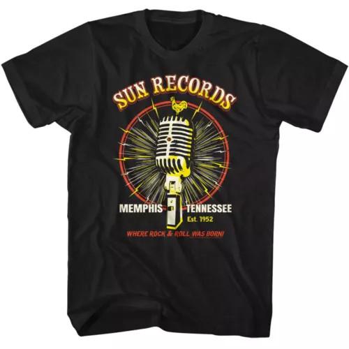 Sun Record Microphone Burst Men s T-Shirt Memphis TN Where Rock n Roll was Born Unisex T-Shirt XXXXL