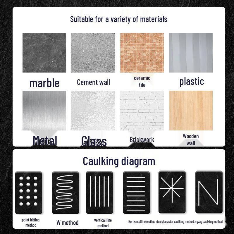 Universal Nail-Free Strong Adhesive Glue for Glass and Wall-Mounted Storage Racks