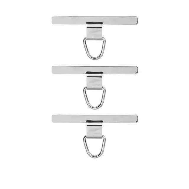 4PCS Universal Stainless Steel Phone Lanyard Patch Cards Sturdy Anti-Lost Metal Ultra Thin Replacement Part Lanyard Tether Tab