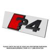 1PC Aluminum ?3 ?4 ?5 ?6 ?7 ?8 ?3+ ?4+ ?5+ ?6+ ?7+ ?8+ Emblem Car Trunk Logo Sticker For Audi A3 8P S3 8V A4 B8 B6 B7 A6 C6 C5 S