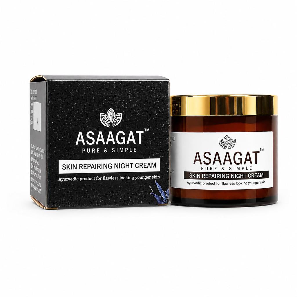 Night Cream for Face, 100g, Moisturising, Pore Minimising, Even Skin Tone, Acne Control, for Normal to Oily Skin
