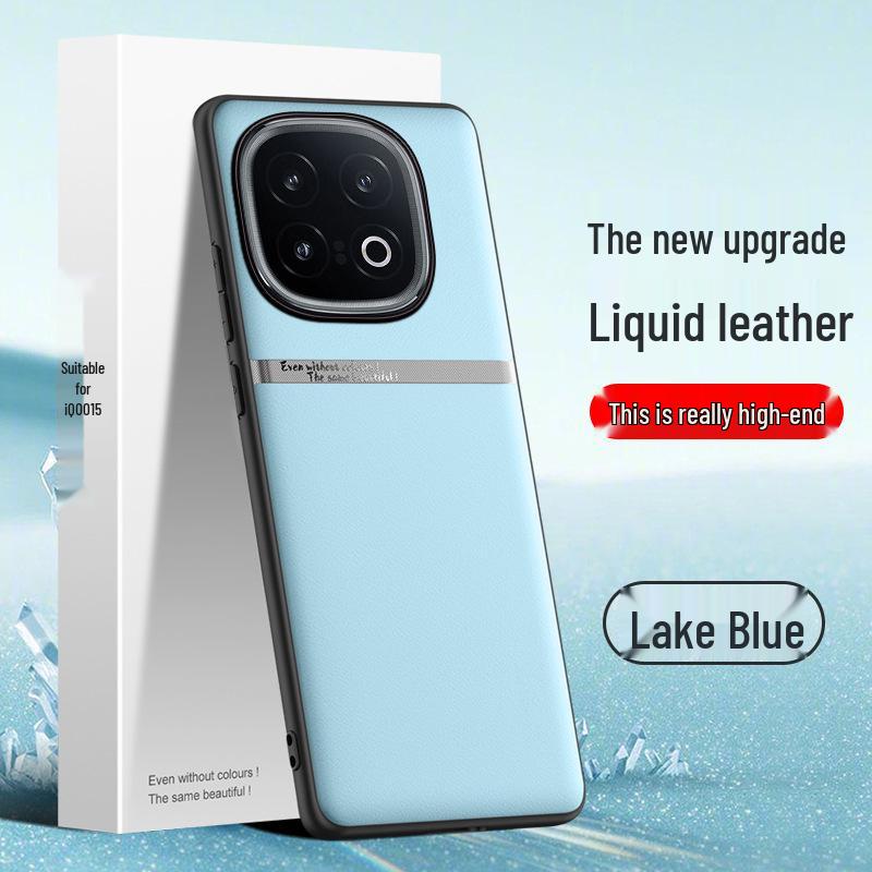 Liquid Leather TPU Case for iQOO15: Full Coverage, Precise Cutouts, Anti-Fall, Anti-Fouling, Luxurious Design