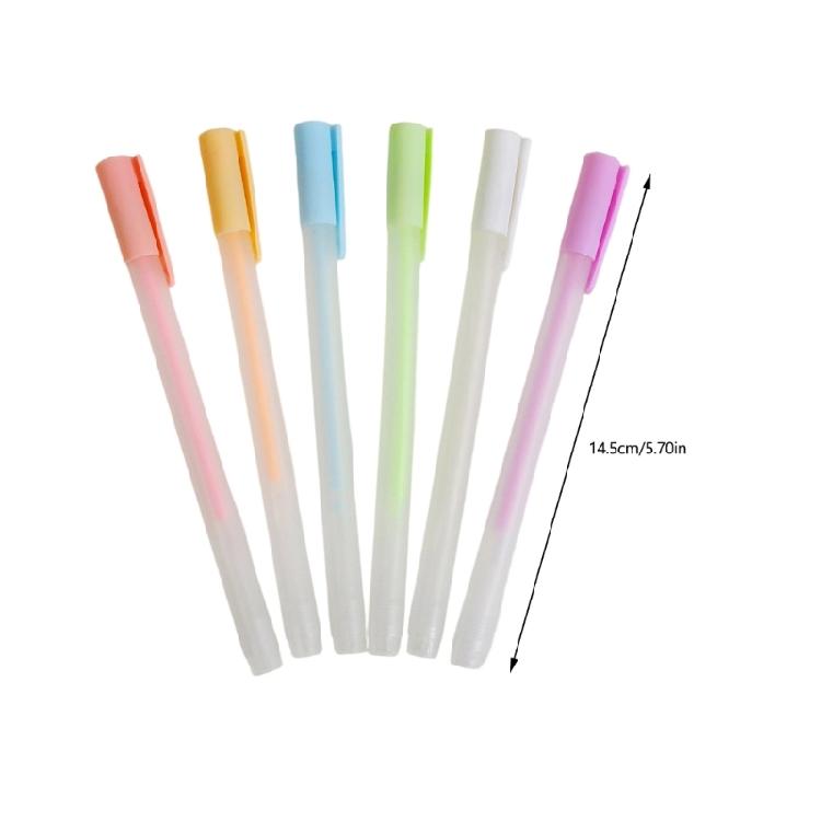 6Pcs Multipurpose Craft Glues Pen with Fine Tip Fast Drying Adhesive for Scrapbooking Card Making Holiday Decoration