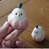 Handmade Yixing Purple Clay Garlic Bird Tea Pet Ornament