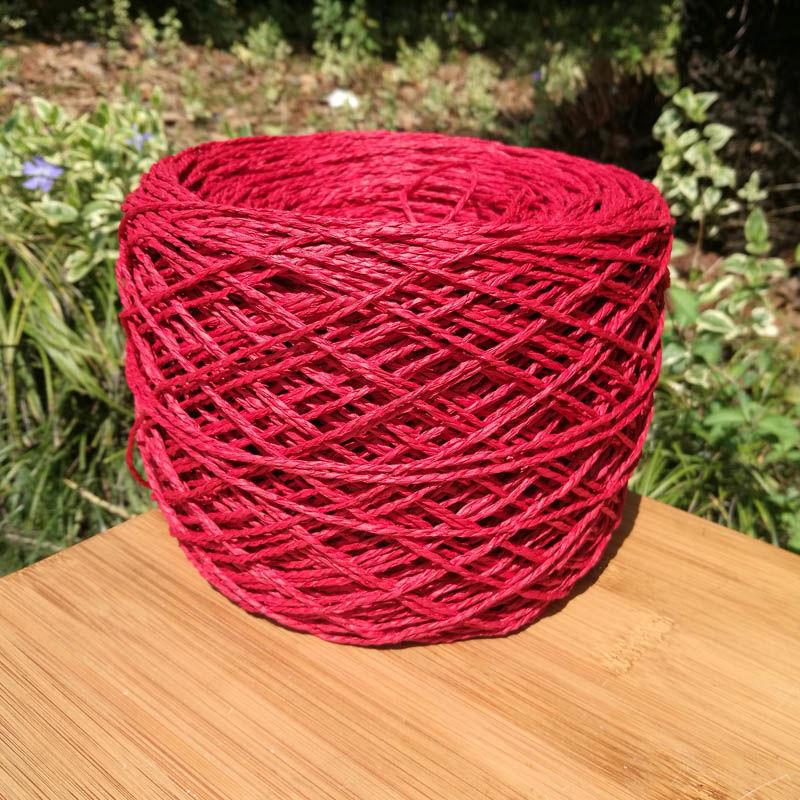 150g Natural Cotton Raffia Yarn for Hand Crochet Knitting Summer Hats Bags Diy Straw Sandals Fluffy Paper Grass Thread Beige