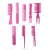 Retro Hairdressing Comb Set: 8-Piece Wide-Tooth & Oil Combs for Home Haircuts
