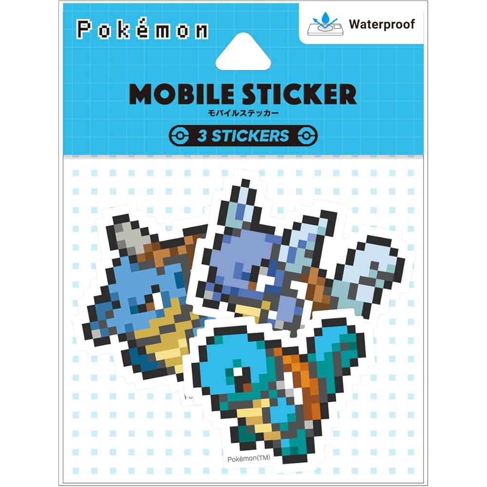 Gourmandise Pokmon Mobile Sticker Squirtle Wartortle Blastoise POKE-989D