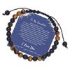 JYL TS Bracelet Viking Symbol  Red Beaded Boosts Courage & Luck