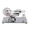 Sterling Engine Model with LED Bulb and Flywheel Stirling Engine Motor Model Educational Toy Electricity Power Generator