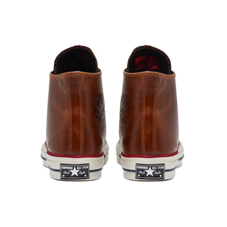 Chuck 70 Converse High 'Pelle Colorata - Marrone Chiodi' 170094C