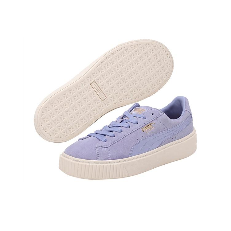 Puma Suede Platform Mono Satin - Sweet Lavender Men Sneakers Purple Whisper-White 365828-01