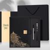 A5 Custom Business Notebook, Chinese National Style, Retro Sheepskin, Ideal for Meetings and Office Notes