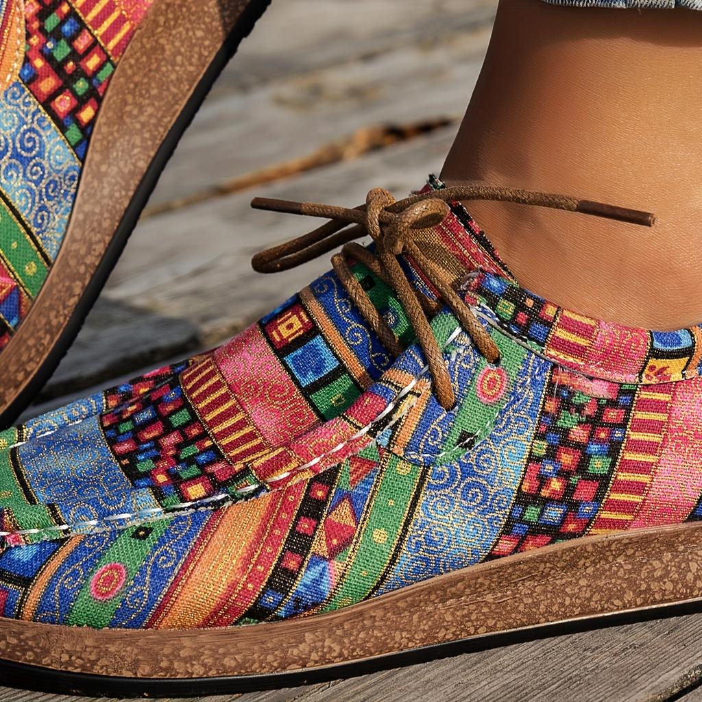 Women's Lightweight Style Shoes - Indian-Inspired Multicolor Mule Slippers with Arch, Synthetic -like Texture & Synthetic Lining, All-Season Casual