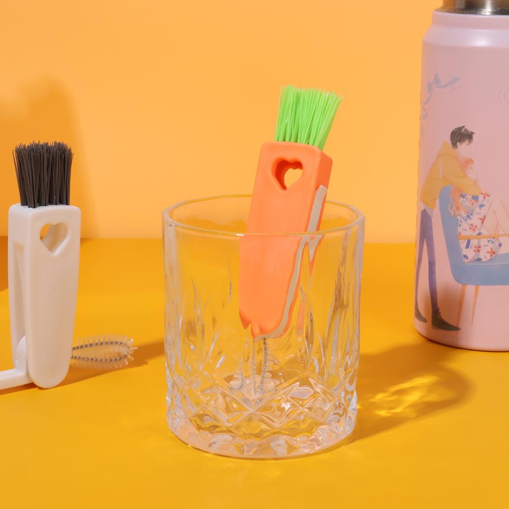 Cleaning Tool Dust Removal Groove Gap Lid Cleaning Brush Milk Bottle Cleaner Rubber Ring Cup Cover