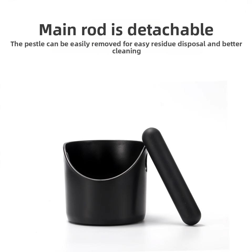 Mini Anti Slip Coffee Knock Box Shock-Absorbent Grind Waste Bins Espresso Grounds Waste Bin Cafe Barista Accessories Tools