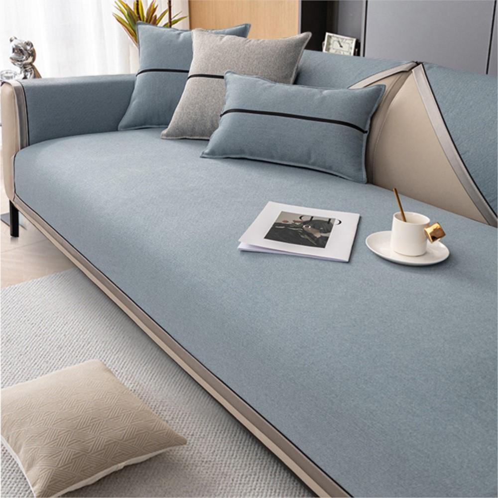 Ochraniacz na sofę, bawełniany, lniany, poduszka na sofę, 1/2/3, uniwersalny, antypoślizgowy, podłokietnik na sofę, oparcie sofy, ręcznik, modny pokrowiec na sofę, nowy