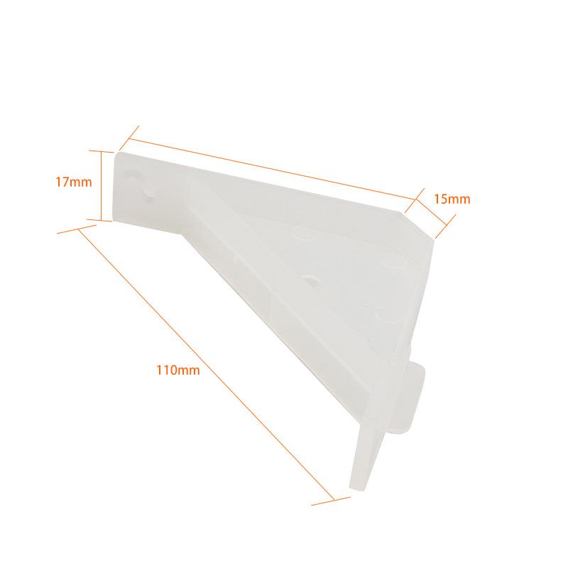 

Комплект угловых кронштейнов из нейлонового пластика 90° для мебели и шкафов-полок