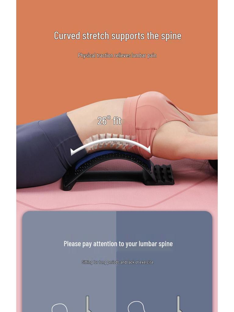 Advanced Lumbar & Neck Massager with Acupuncture Back Support