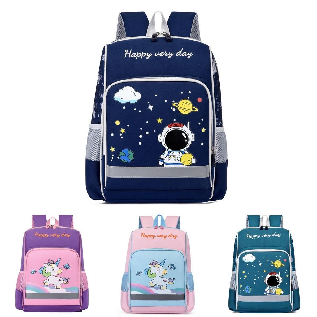 Fun And Stylish Cartoon Print Large Capacity Backpack For Boys And Girls School Use